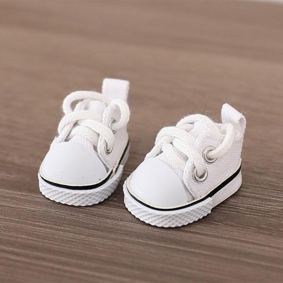 Puppe Schuhe Schnürschuhe Mini Sneakers für 17cm Puppen Realistisches Puppenschuhwerk
