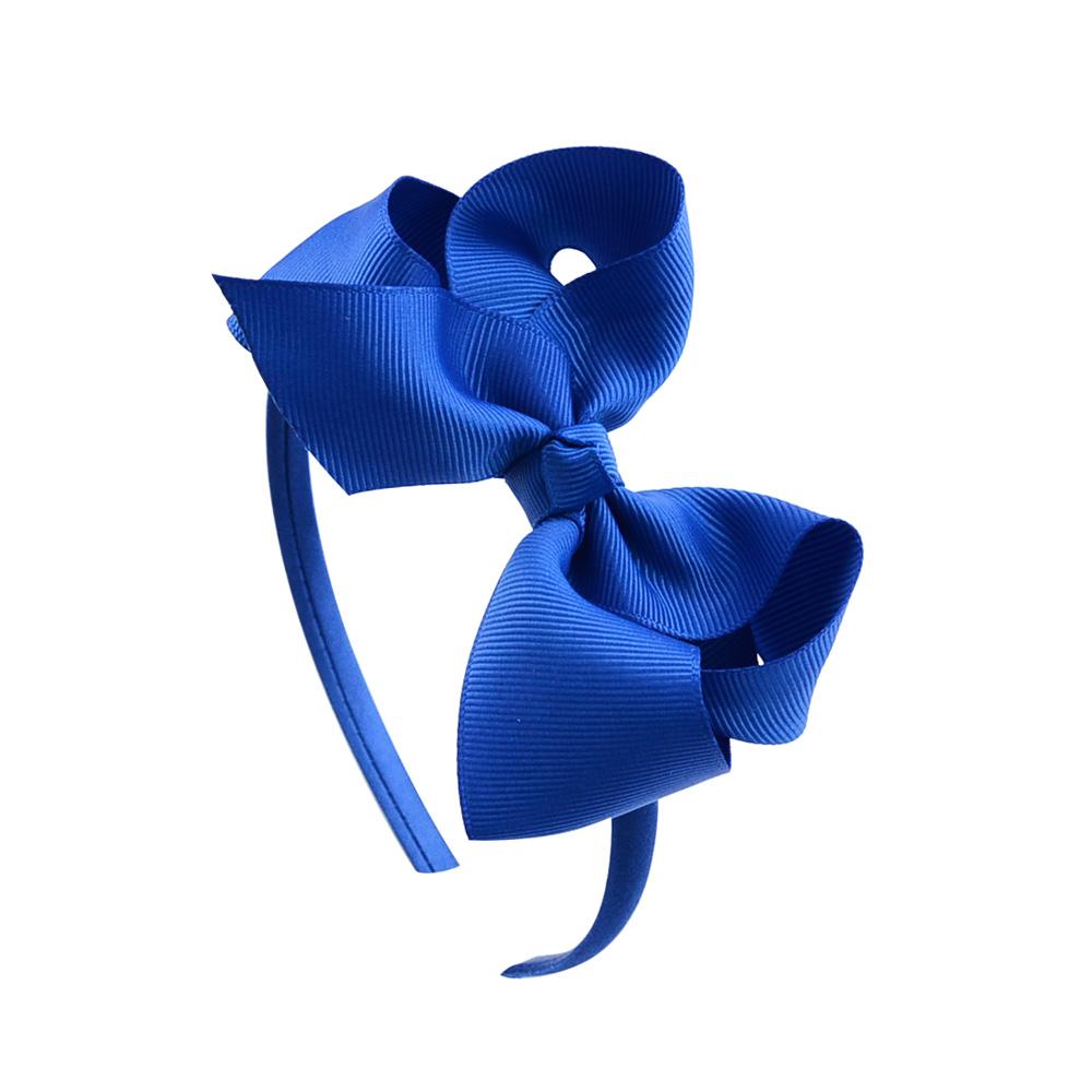 1 Pc Candy Color Cute Girls Headbands Kids Solid Bowknot Hair Bands Lovely Handmade Headwear Children Hair Accessories