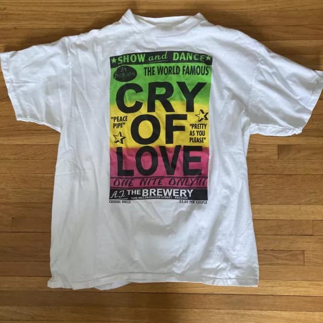 Vtg CRY OF LOVE 90 s Southern Rock Band Shirt Unisex Concert S to 5XL MQ057 Unisex T-Shirt S