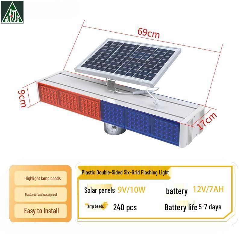 Solar Road Safety Warning Lights & Brackets