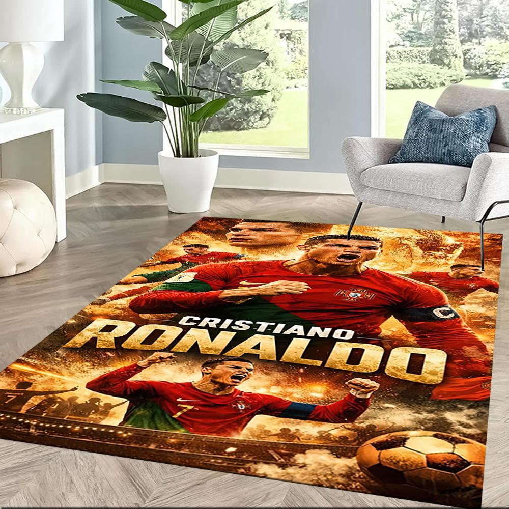 Cristiano Ronaldo Floor Rug Office Rug Design For Hallway Foyer Study Room Bedrooms Antislip Carpet Decorate Offices