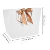 10pcs Lot Gift Paper Bags With Handle for Clothes Shopping Makeup Packaging Food(21*7*15cm)