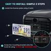 Front Bumper License Plate Bracket Holder for Toyota 2000-2025 RAV4 Corolla Camry Hybrid 4Runner Tundra Tacoma Car Plate Frame Mounting Kit
