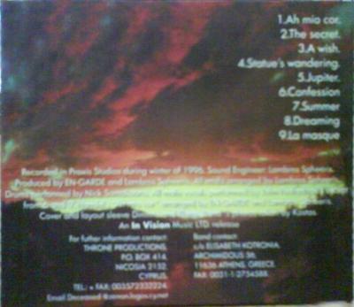 CD EN GARDE - Comedia De L'Arte TAV001 Throne Producti 1997 Ιαπωνία Rock Μεταχειρισμένο