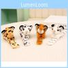 Adorable Cartoon Animal Plush Tiger Tail Claw Gloves For Kids Performance Playtime