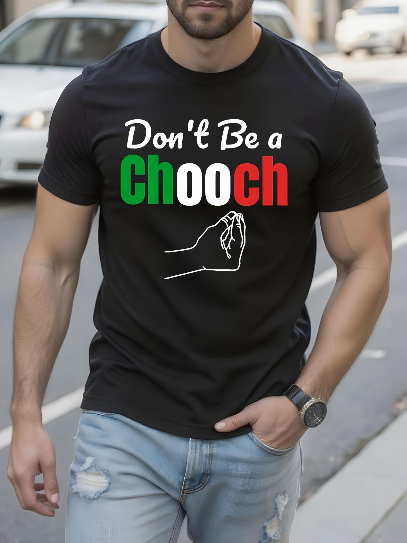 Funny Tshirt Funny Italian Chooch Graphic Tshirt - Bold D... L
