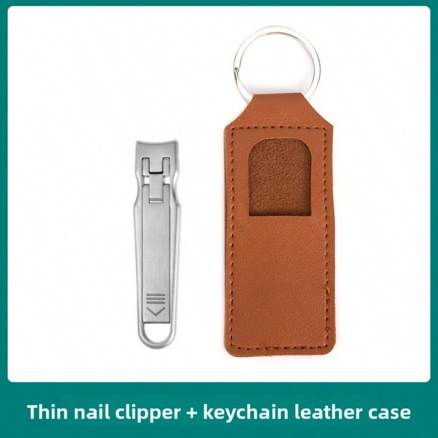Nail Clippers Ultra-thin Foldable Stainless Steel Portable Nail Clipper,anti-splash Home Nail Scissors