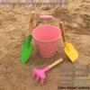 Children's Beach Toy Set: Iron Shovel and Bucket for Sand and Gardening