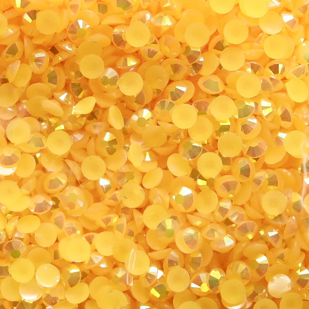 Hot Sale Bulk Package Non Hotfix Flatback Jelly Black AB Resin Rhinestones 2mm 3mm 4mm 5mm 6mm for DIY Crafts