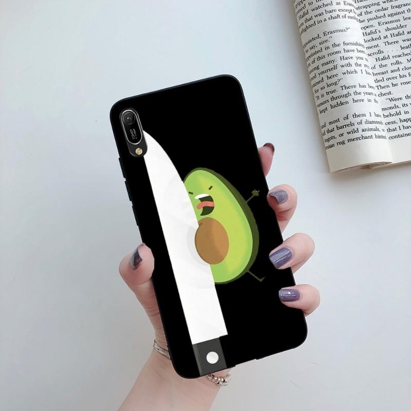 Avocado Aesthetics Phone Case For Huawei Mate 40 30 20 10 Pro Lite Nova 9 8 5T Y7p Y7 Soft Black Phone Cover