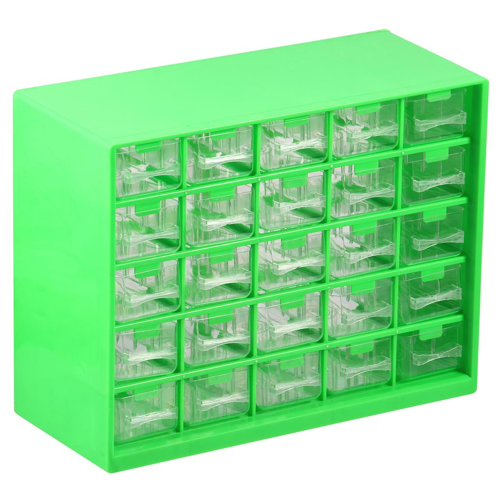 Transparent drawer style tool parts storage cabinet with multi-layer design easy to assemble multi-purpose storage cabinet