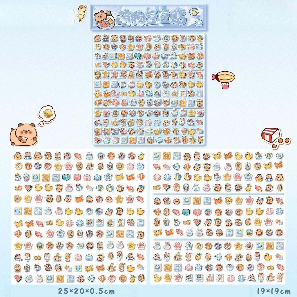 Ute 3D Stereo Student Sticker Kawaii Cartoon Ghost Animal Scrapbook Journal Sticker DIY Decor Camera Phone Stationery Sticker