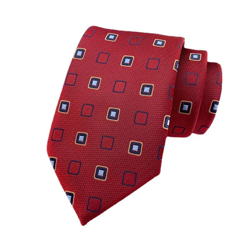 Cozy Up Módní pruhovaná pánská kostkovaná květinová kravata PaisleyTies na svatbu