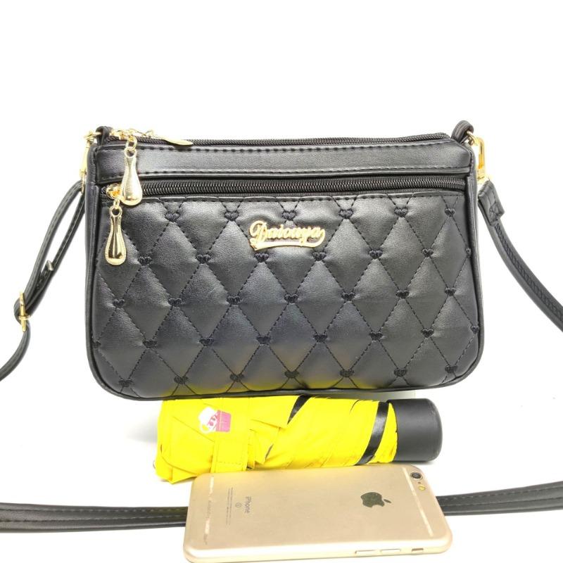 

New oblique span shoulder bag double-layer embroidered bag casual fashion middle-aged women s bag mother bag