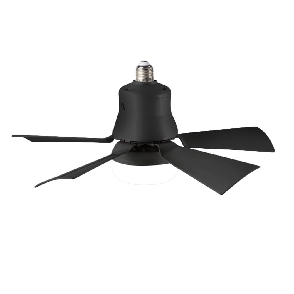 Ceiling Fan With LED Lights, Socket Fan Light Original With Intelligent Remote Control, Replacement For Lightbulb,1000 Lumens /5000 Kelvins Fan