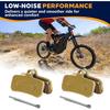 4-Pack Front and Rear Disc Brake Pads Replacement for Surron Light Bee X/S, Segway X160 X260, Talaria Sting R MX3 MX4 Electric Dirt Bike Parts