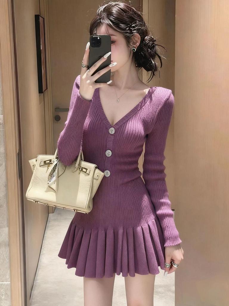 Robe pull une pièce élégante et petite - Collection Automne & Hiver