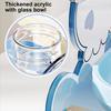 Bird Stand Parrot Perch Training Play Stand Pet Animals Taming Acrylic Non-Slip Equipment for Finch Parakeet Conure Cockatiel