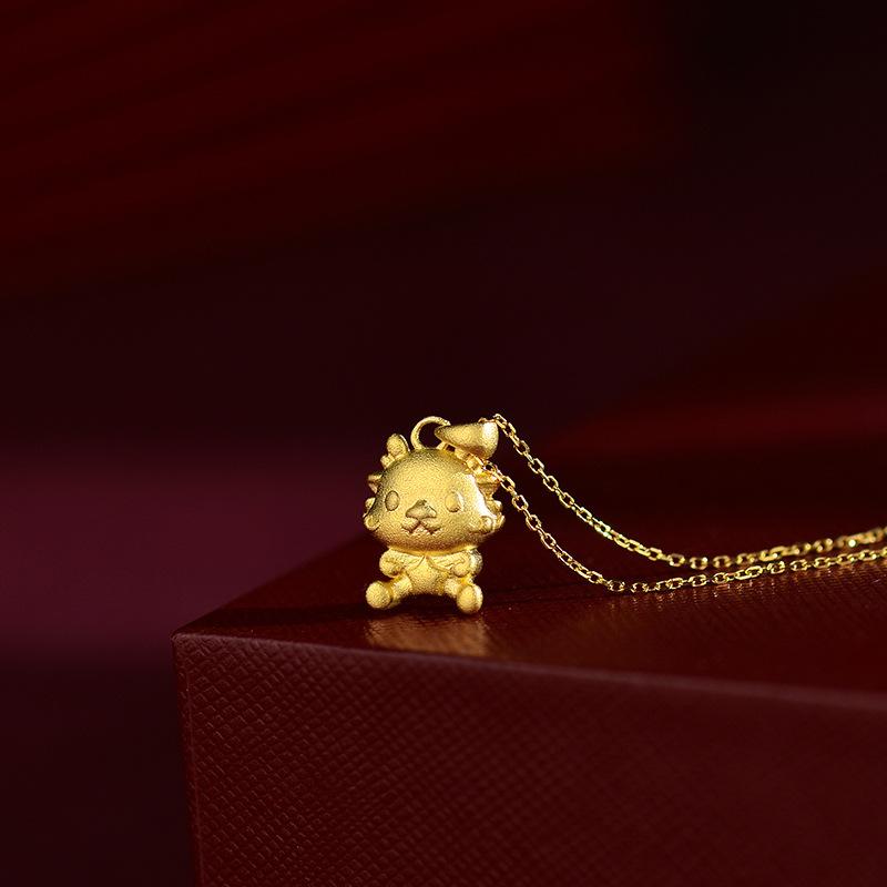 Original Lucky and Cute Dragon Pendant Necklace Cute and Cute Dragon Joy Necklace
