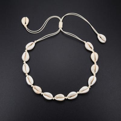 Collier coquillage conque femme bijoux été plage coquillage ras du cou bohème corde cauris colliers de perles collier fait main femme