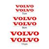 6 Stück/Set Auto-Reifenbremssattel-Abdeckung Aufkleber Styling Dekoration Vinyl Auto-Radbremsabdeckung für Volvo V40 S40 S60 XC60 XC90