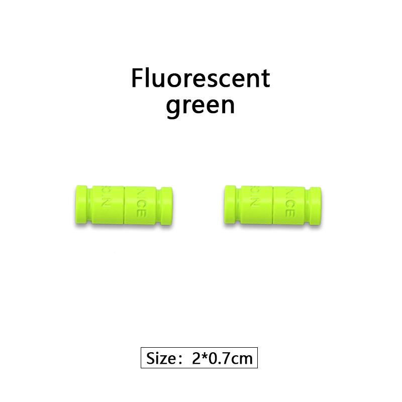 1 Pair Elastic Laces Nice Metal Capsule Lock Buckle No Tie Shoelaces Buckle Tieless Lazy Shoelace Decorations Shoe Accessries