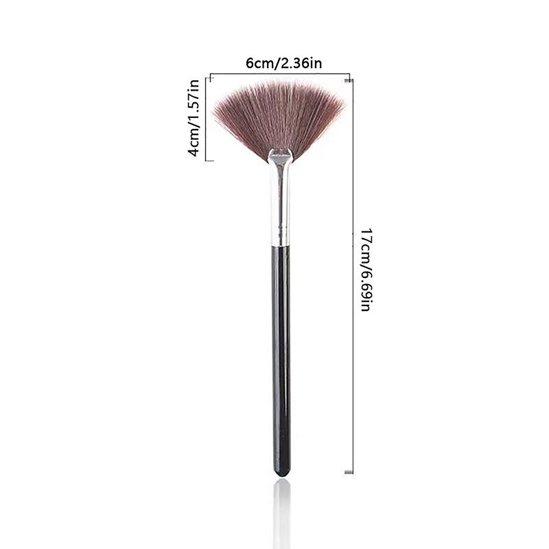 Fan Brush Soft Powder Blush Foundation Lady Makeup Brush Cosmetic Tool Single Brush Face Make-Up Brush