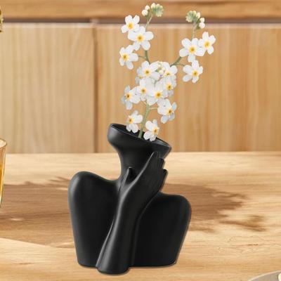 Keramik Blume Vase Desktop Tischplatte Pflanzer Pflanzen Halter für Innen