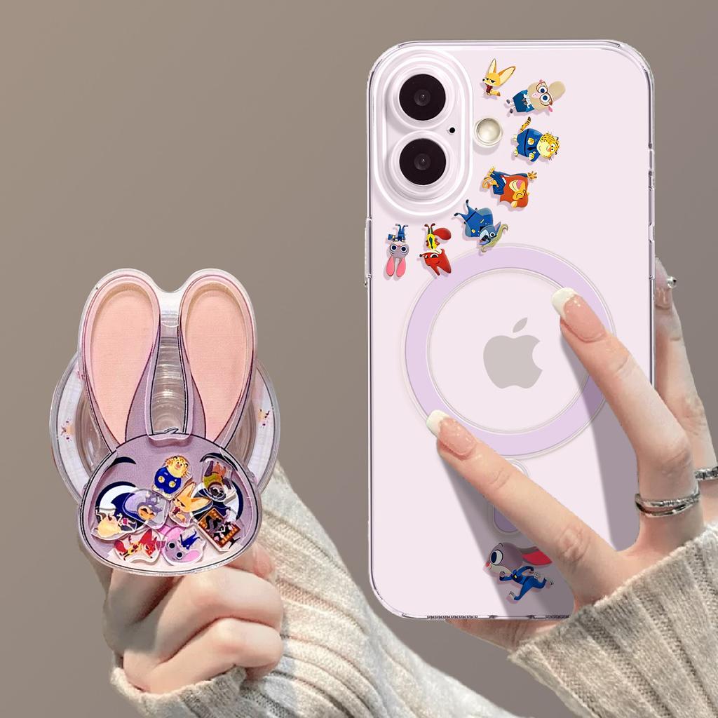 Carrot Rabbit Suitable for 17 Magnetic Holder Soft Cute Phone Case