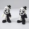 3D-gedruckte Horror-Clown-Szene Desktop-Dekoration Bastelfigur Horrorfilm Actionfiguren Killer-Clown-Büste Skulptur Halloween