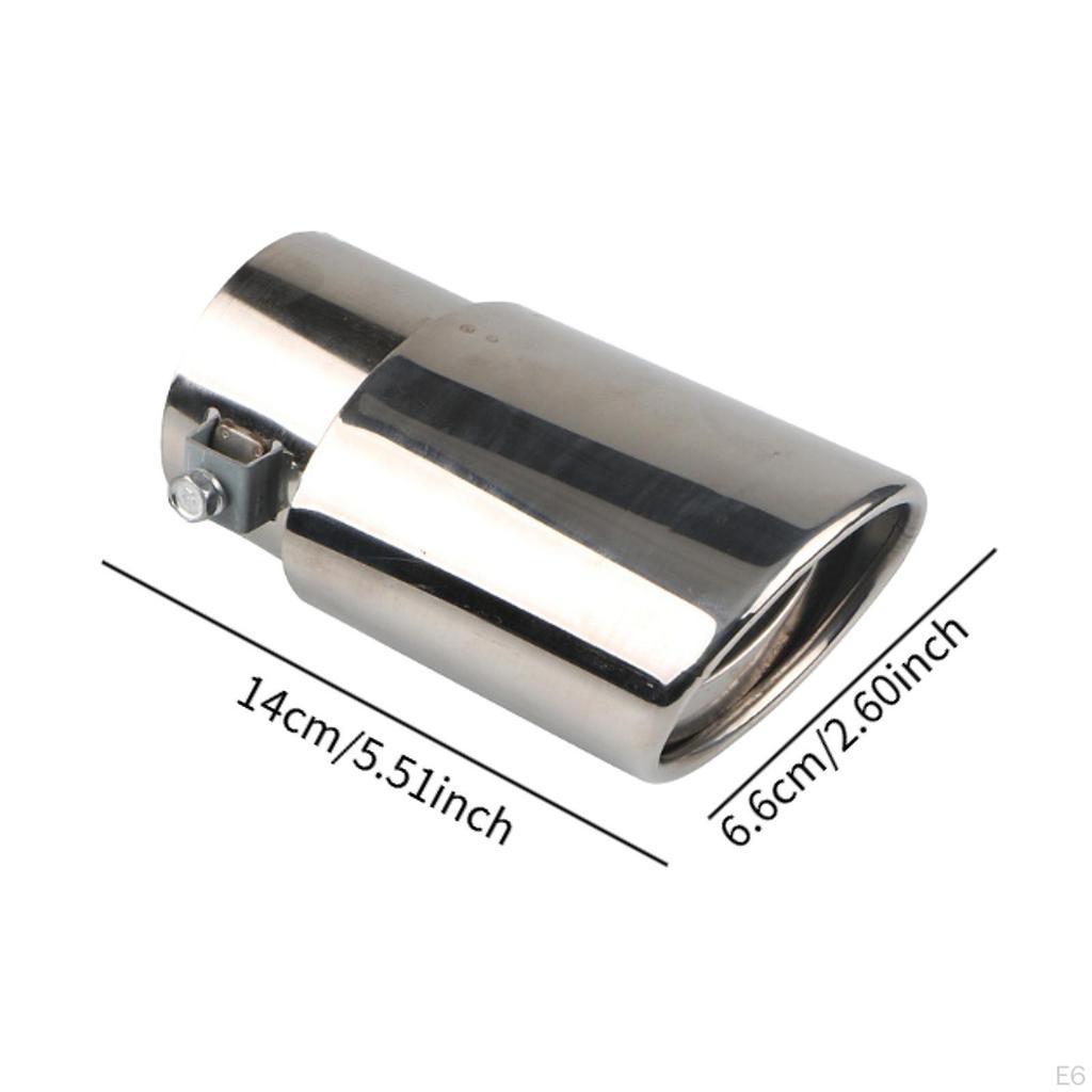 Car Exhaust Tip Stainless Steel Accessory Muffler for SUV Sedan colorful straight