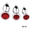 G-Spot Rear Garden Metal Butt Plug: Unisex Adult Flirting Toy