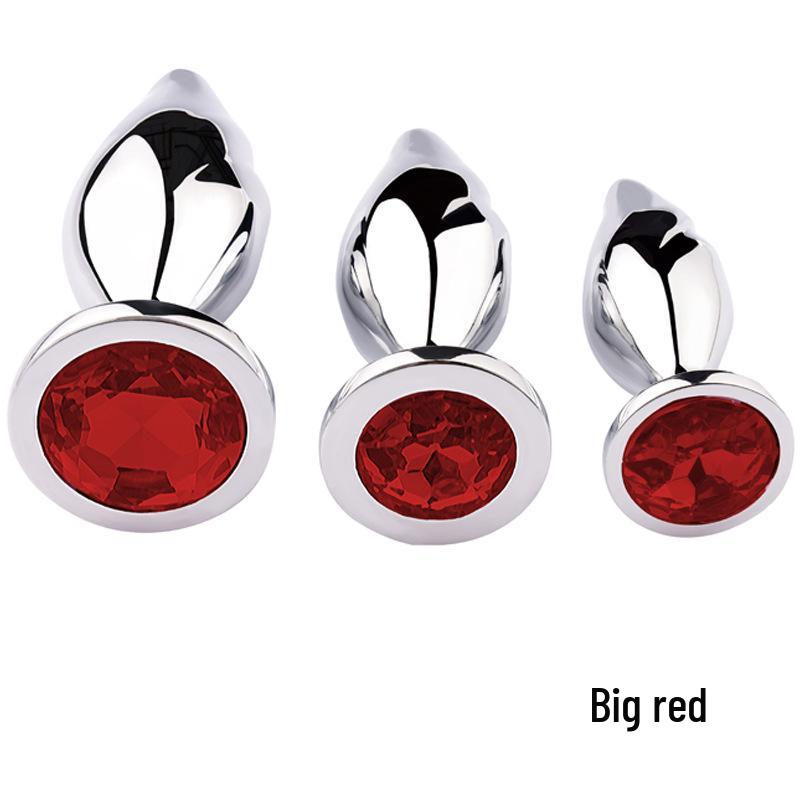 G-Spot Rear Garden Metal Butt Plug: Unisex Adult Flirting Toy