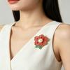 Trendy New Flowers Women Brooch Luxurious High-End Floral Pearl Pins Fashion Female Party Coat Dress Scarf Accessories Jewelry