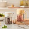 Sealed Seasoning Jar Moisture-Proof Glass Seasoning Jar With Spoon Kitchen Salt Seasoning Box Seasoning Salt Shaker
