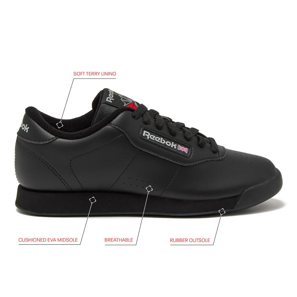 Princess Black Size 25 cm [Reebok] Sneakers, (7344),