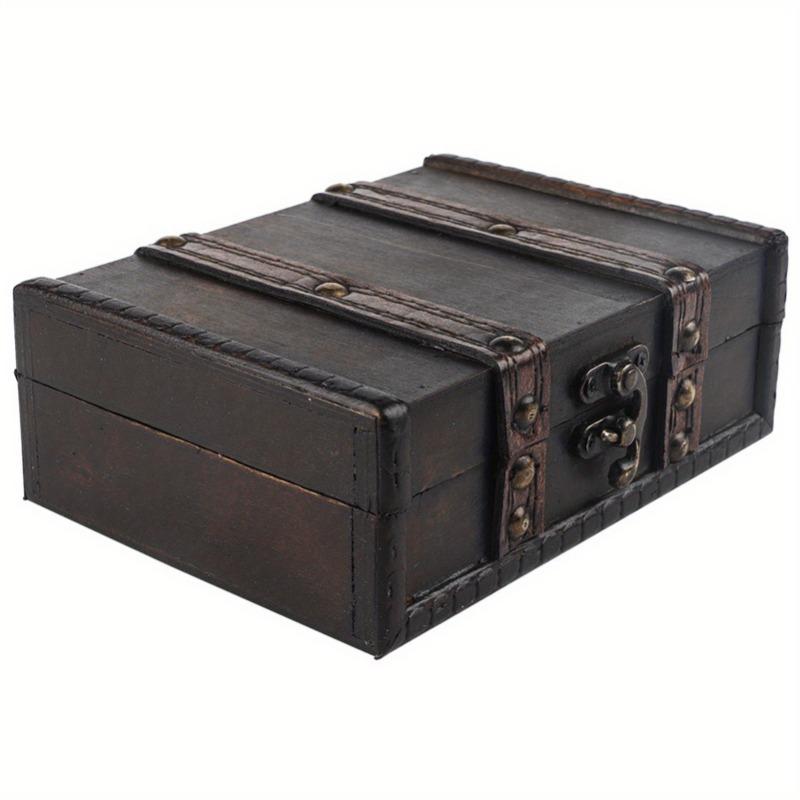 Vintage Wooden Storage Box Jewelry Organizer Display Box Desktop Ornaments for Storing Jewelry Bracelet Earrings Necklace