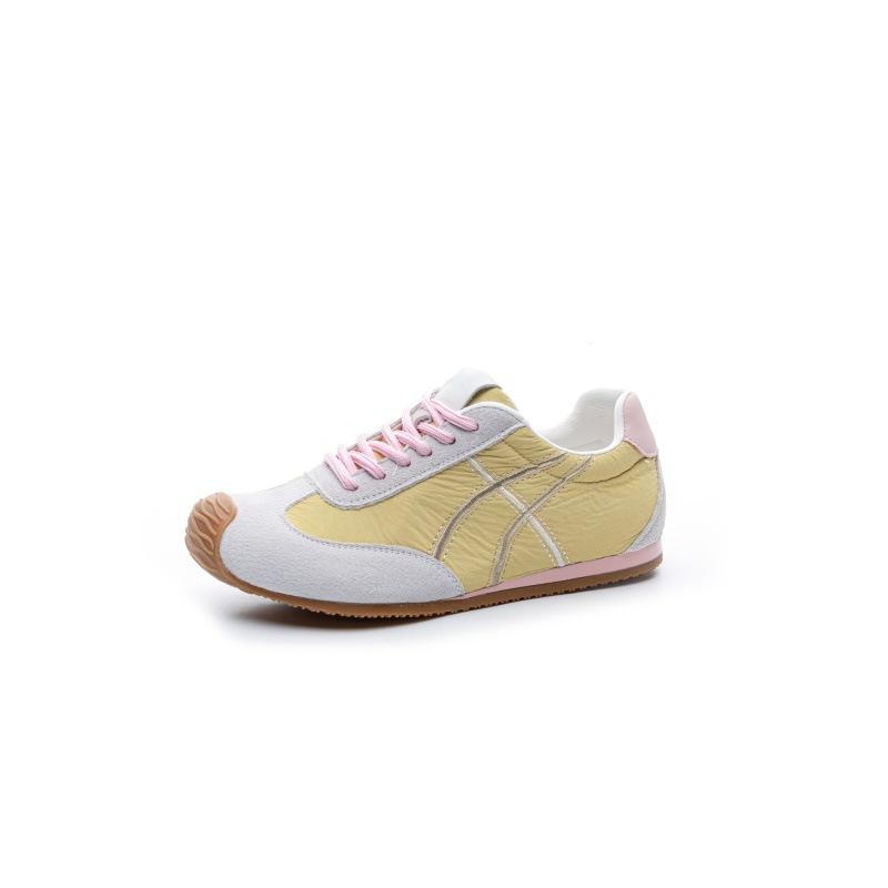 2025 Spring and Summer New Leather Soft-soled German Training Shoes Women's Casual Flat-bottomed Versatile Sports Student Women's Shoes Trendy Cool