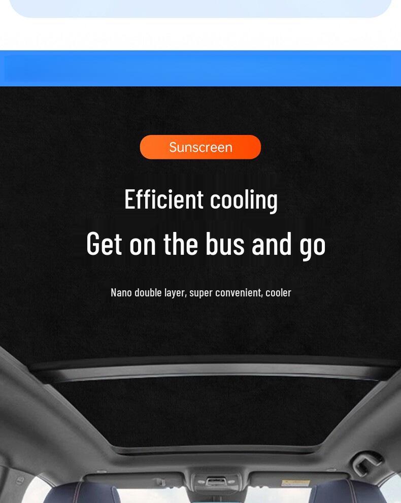 Sunshade for Changan Oshan Z6/X5/X7PLUS/A800/Cosair Pro Panoramic Roof - Heat Insulation and Sun Protection