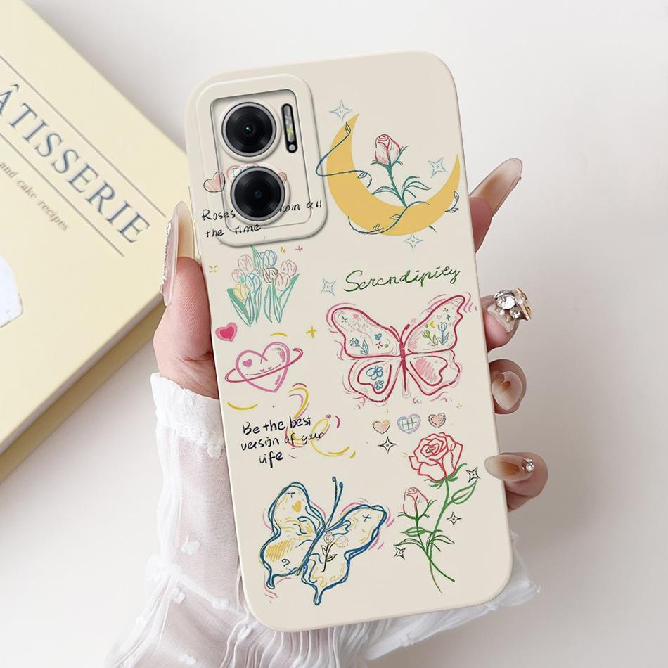 For Xiaomi Redmi 10 5G Fashion Cool Printed Phone Case For Redmi Note 11E Redmi10 5G Soft Silicone Shockproof Cases