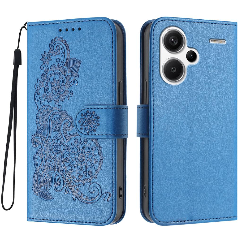 Pentru Xiaomi Redmi Note 13 Pro+ 5G Huse de Telefon Mandala Floare Piele Portofel Husă Mobilă cu Curea