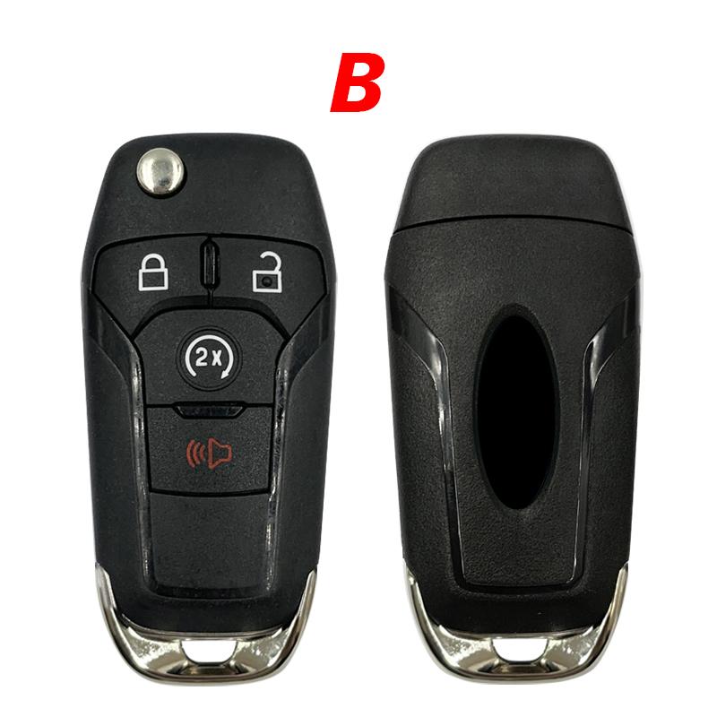 CN018136 FCC N5F-A08TBLP 433.92-434.2mhz For Ford -2024 New Model F-150 F-250 Remote Start Flip Key 3/4 Button 49 Chip