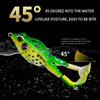 3pcs Double Helix Propeller Surface Frog Lure Set, Rotating Tail Floating Swing Bait with Sharp Hook, Suitable for Perch and Other Freshwater Fishing