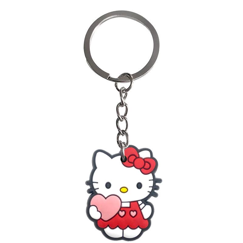 HelloKitty Keychain Soft Rubber Pendant - Small Gift Accessory