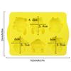 Kawaii Diy Cartoon Puppy Cookie Chocolate Baking Tool Cartoon Silicone Ice Block Diy Soap Mold Set