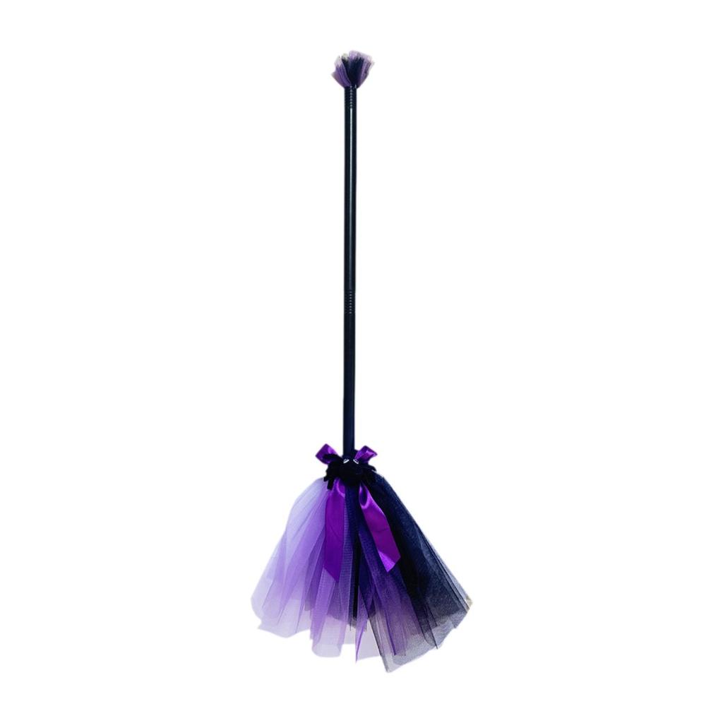 Kids Broom Cosplay Props Creative Portable Party Broomsticks for Dance Party Fancy Dress Theme Party Girls Masquerade Show