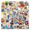 50 Maze Rice Graffiti Stickers Personalized Cartoon Japanese Comic Decoration Mobile Suitcase Water Cup Computer Stickers