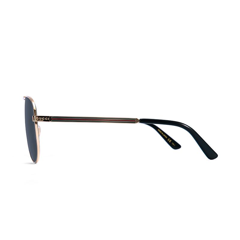 GUCCI Sunglasses Enamel Mirrors Toad Mirrors Metal Aviator Sunglasses Men's Blue