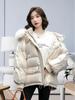 2025 Women's Shiny Wash-Free Down Jacket: Short, Loose, Korean Fashion, Warm, Trendy Style