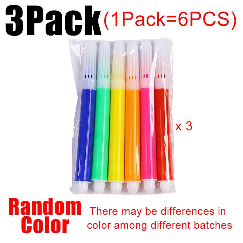 1/3/5/10/15Packs Colorful Graffiti Pen 6pcs/pack Drawing Painting Props DIY Art Coloring Marker School Artclass Rewards Gift ZYF